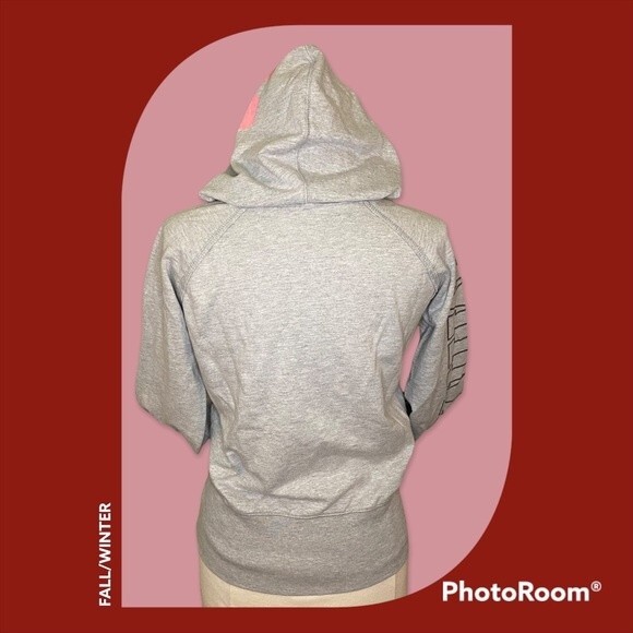 Women’s Gray Minnie Mouse Hooded Sweatshirt by Disney Parks Size Medium - Picture 3 of 3